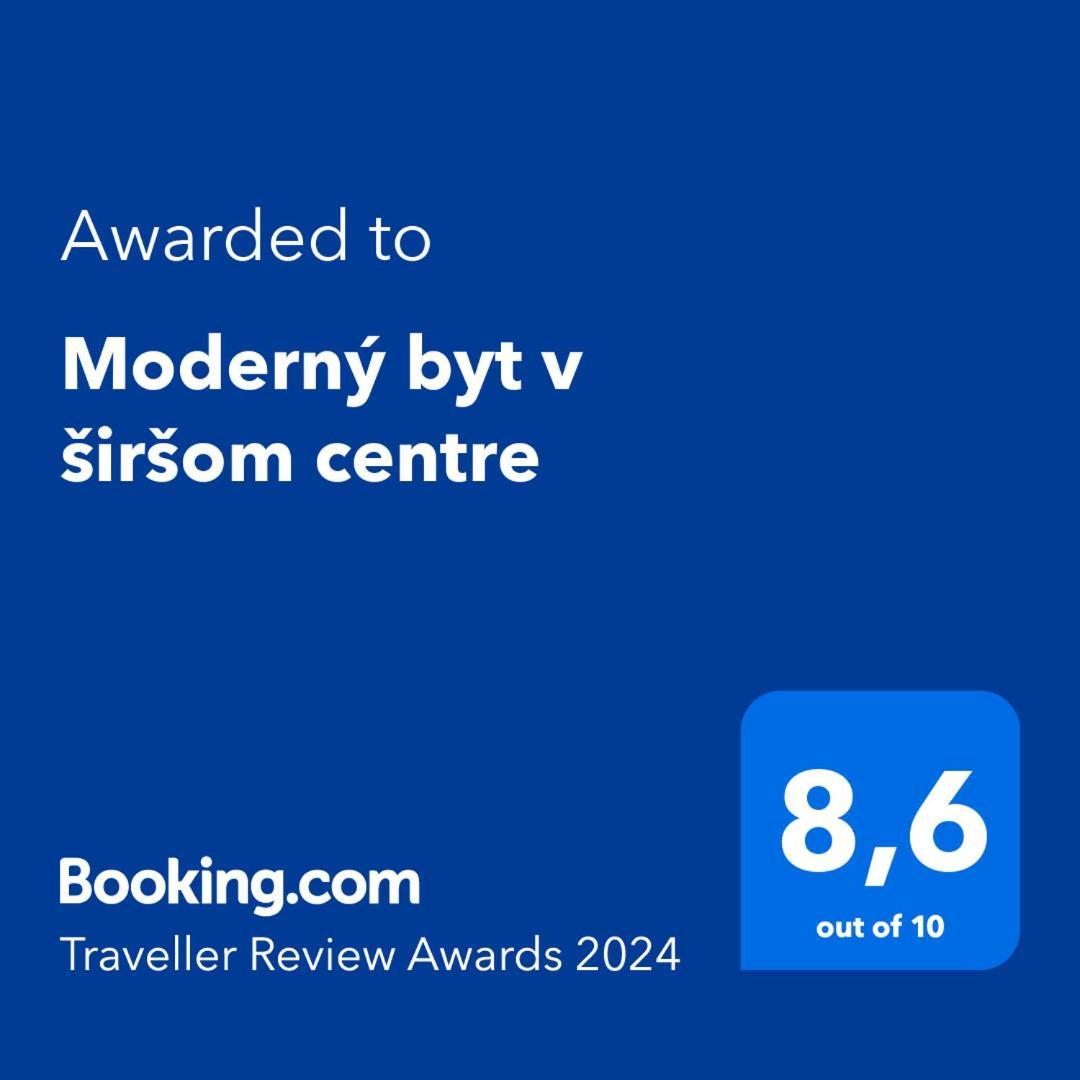 Апартаменти Moderny Byt V Sirsom Centre Братислава Екстер'єр фото